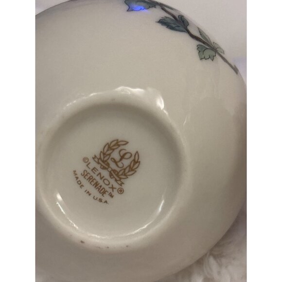 Lenox Serenade™ Porcelain Perfume Bottles Pair Bird Stoppers, 24k Gold Trim,USA - Picture 12 of 15